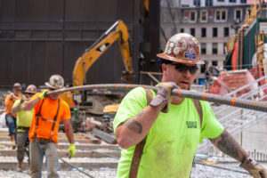 Winthrop Center Construction by Lou Jones