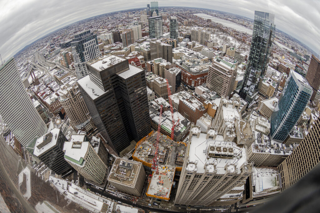 Boston from Above by Lou Jones